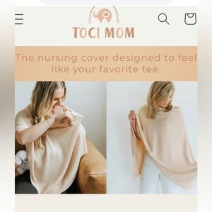 Toci Mom Stylish, Breathable Nursing Cover for Modern Breastfeeding Moms